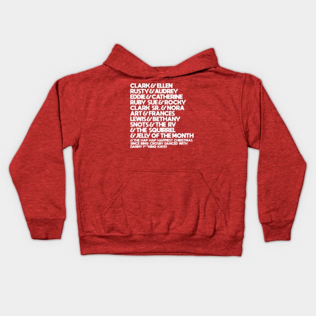 The Christmas Vacation Crew Kids Hoodie by darklordpug